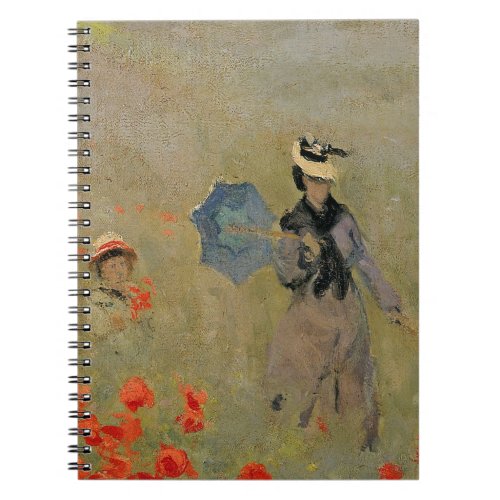 Claude Monet  Wild Poppies near Argenteuil Notebook