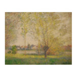 Claude Monet - Willows Of Vetheuil Wood Wall Art at Zazzle