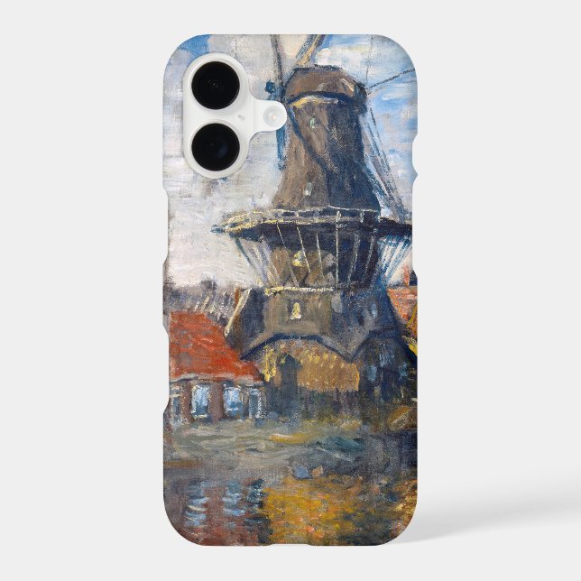 Claude Monet - Windmill, Amsterdam  Case-Mate iPhone Case (Back)