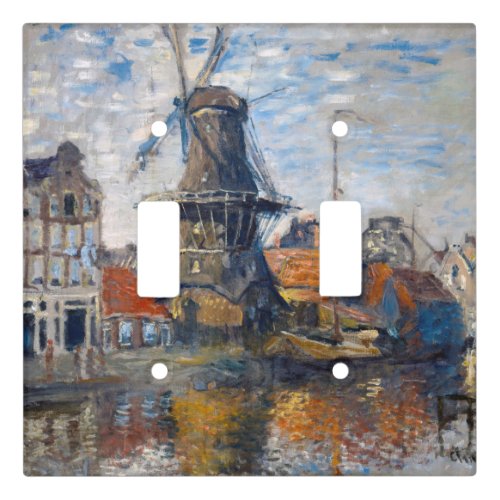 Claude Monet _ Windmill Amsterdam  Light Switch Cover