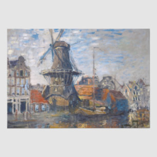 Claude Monet - Windmill, Amsterdam Tissue Paper
