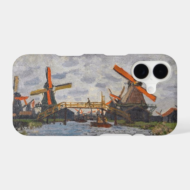 Claude Monet - Windmills near Zaandam Case-Mate iPhone Case (Back (Horizontal))