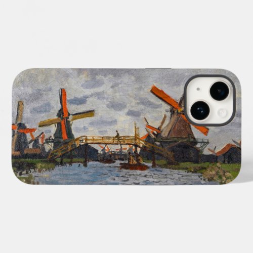 Claude Monet _ Windmills near Zaandam Case_Mate iPhone 14 Case