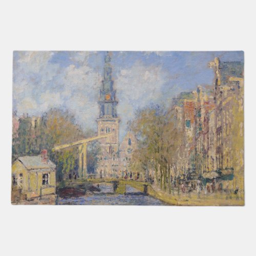 Claude Monet _ Windmills near Zaandam Doormat
