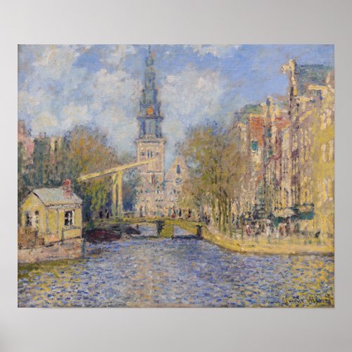 Claude Monet _ Windmills near Zaandam Poster