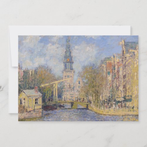 Claude Monet _ Windmills near Zaandam Thank You Card