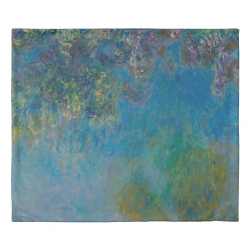 Claude Monet Wisteria Fine Art Floral GalleryHD Duvet Cover