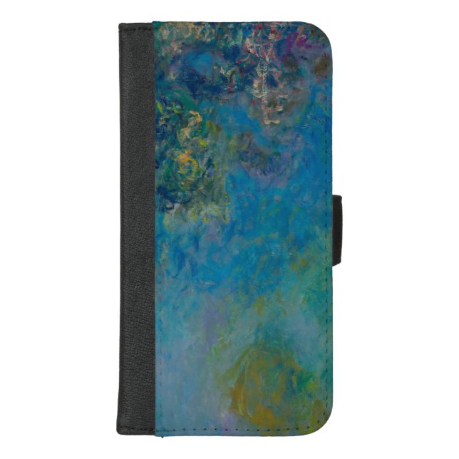 Claude Monet Wisteria Fine Art Floral GalleryHD iPhone Wallet Case (Front)