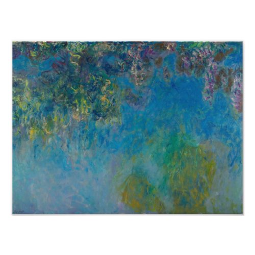 Claude Monet Wisteria Fine Art Floral GalleryHD Photo Print