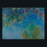 Claude Monet Wisteria Fine Art Floral GalleryHD Poster<br><div class="desc">Claude Monet. Wisteria. c. 1925. Oil on canvas. Fine art original painting by famous French Impressionist artist Claude Monet.</div>