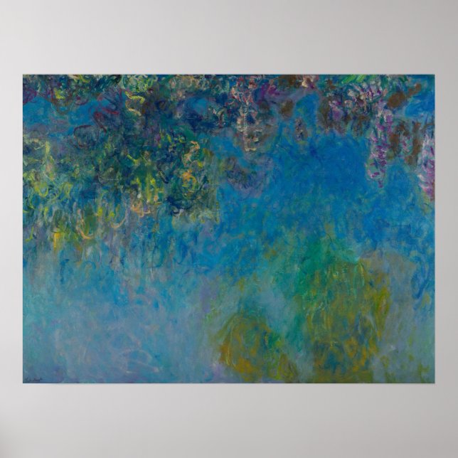 Claude Monet Wisteria Fine Art Floral GalleryHD Poster (Front)