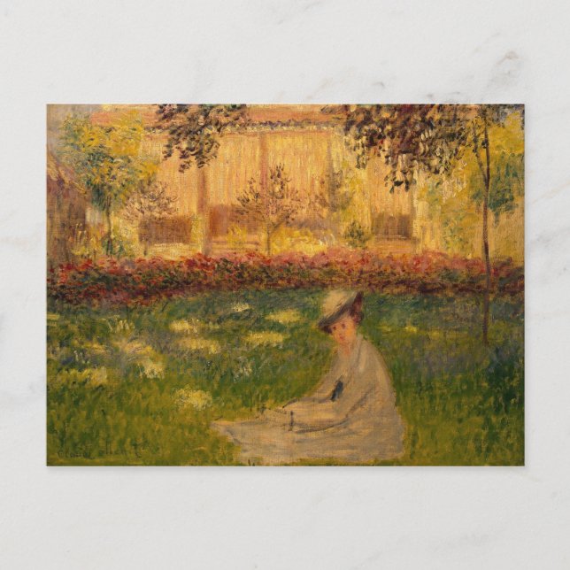 Claude Monet | Woman in a Garden, 1876 Postcard (Front)