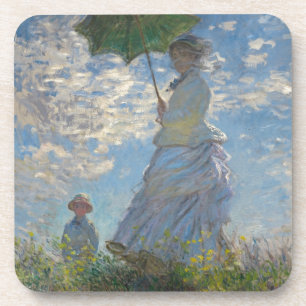 Claude Monet Woman with a Parasol 1875 Drink Coaster