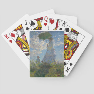 Claude Monet Woman with a Parasol 1875 Poker Cards