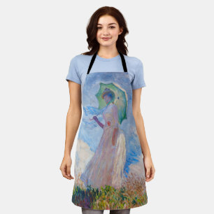 Claude Monet - Woman with a Parasol facing left Apron