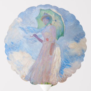 Claude Monet - Woman with a Parasol facing left Balloon