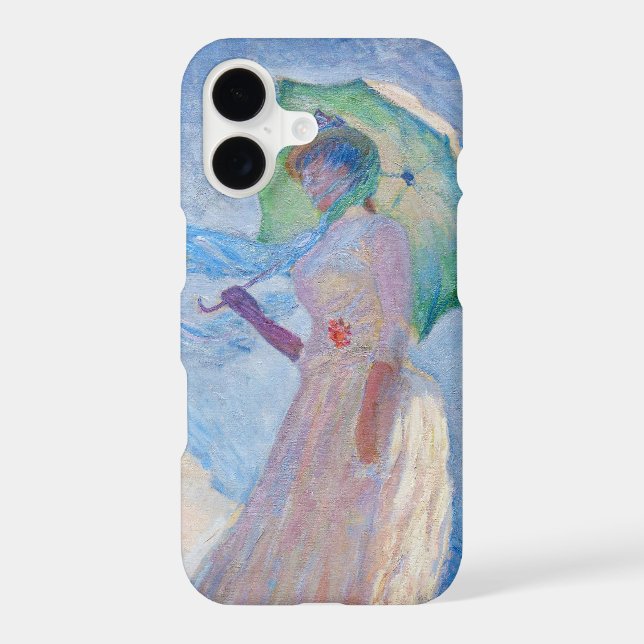 Claude Monet - Woman with a Parasol facing left Case-Mate iPhone Case (Back)