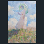 Claude Monet - Woman with a Parasol facing left Gallery Wrap<br><div class="desc">Study of a Figure Outdoors,  also known as Woman with a Parasol/Umbrella facing left. By Claude Monet in 1886.</div>