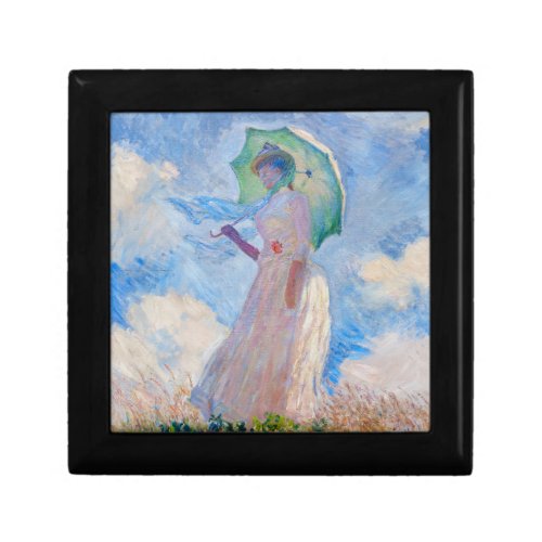 Claude Monet _ Woman with a Parasol facing left Gift Box