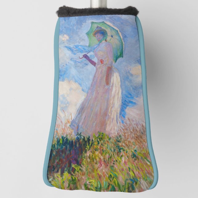 Claude Monet - Woman with a Parasol facing left Golf Head Cover (Rotate 90)