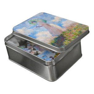 Claude Monet - Woman with a Parasol facing left Jigsaw Puzzle
