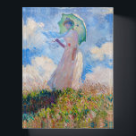 Claude Monet - Woman with a Parasol facing left Pa Paperweight<br><div class="desc">Study of a Figure Outdoors,  also known as Woman with a Parasol/Umbrella facing left. By Claude Monet in 1886.</div>