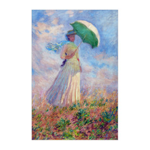Claude Monet - Woman with a Parasol facing right Acrylic Print