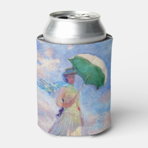 Claude Monet _ Woman with a Parasol facing right Can Cooler