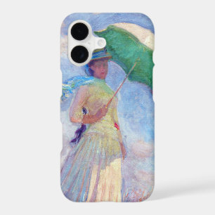 Claude Monet - Woman with a Parasol facing right iPhone 17 Case