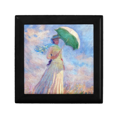 Claude Monet _ Woman with a Parasol facing right Gift Box