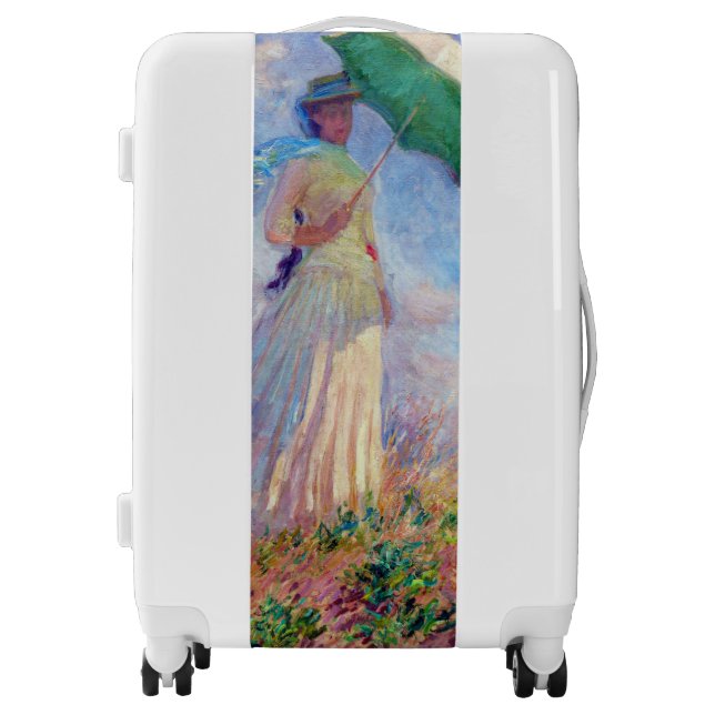Claude Monet - Woman with a Parasol facing right Luggage (Front)