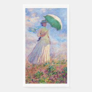 Claude Monet - Woman with a Parasol facing right Paper Guest Towels