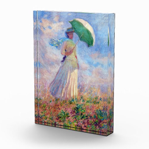 Claude Monet _ Woman with a Parasol facing right Photo Block