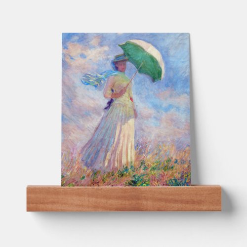 Claude Monet _ Woman with a Parasol facing right Picture Ledge