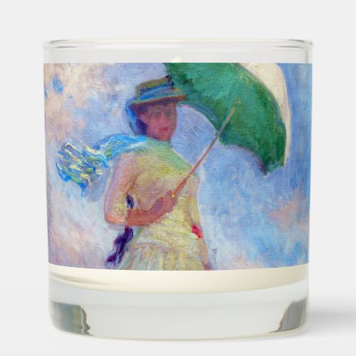 Claude Monet _ Woman with a Parasol facing right Scented Candle