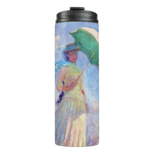 Claude Monet - Woman with a Parasol facing right Thermal Tumbler