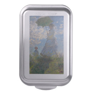 Claude Monet Woman with a Parasol Fine Art Cake Pan