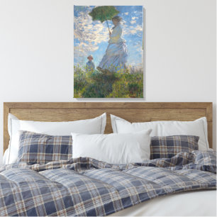 Claude Monet Woman with a Parasol Fine Art Canvas Print