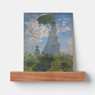 Claude Monet Woman with a Parasol Fine Art Picture Ledge