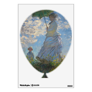 Claude Monet Woman with a Parasol Fine Art Wall Decal