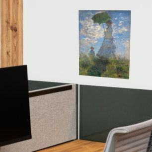 Claude Monet Woman with a Parasol Fine Art Wall Decal