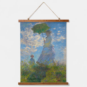 Claude Monet Woman with a Parasol Hanging Tapestry