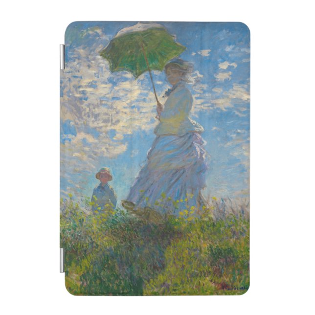 Claude Monet Woman with a Parasol iPad Mini Cover (Front)