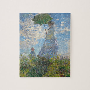 Claude Monet Woman with a Parasol Jigsaw Puzzle