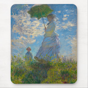 Claude Monet Woman with a Parasol Mouse Pad