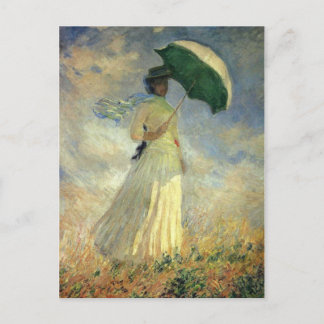 Claude Monet, "Woman with a Parasol" Postcard