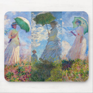 Claude Monet - Woman with a Parasol serie Mouse Pad