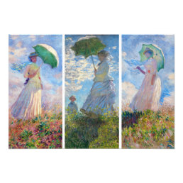 Claude Monet -  Woman with a Parasol serie Photo Print