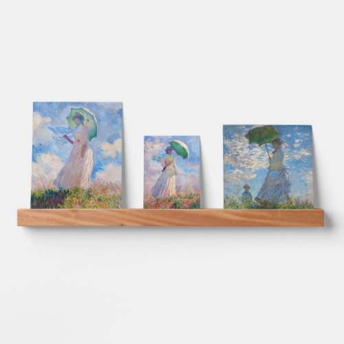 Claude Monet _  Woman with a Parasol serie Picture Ledge