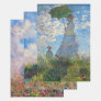 Claude Monet -  Woman with a Parasol serie Wrapping Paper Sheets